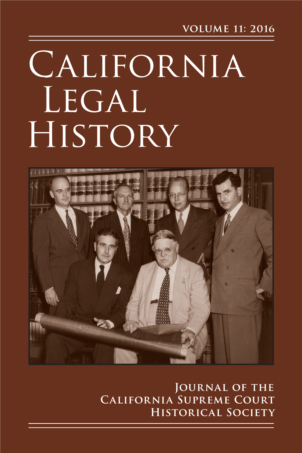 California Legal History | 2016