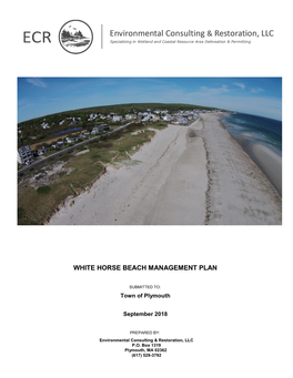 White Horse Beach Management Plan