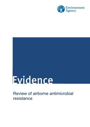 Review of Airborne Antimicrobial Resistance