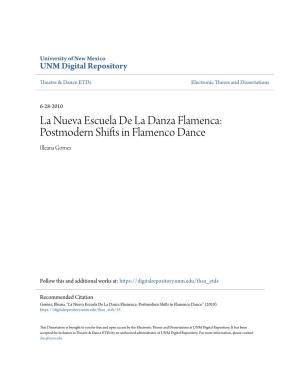 Postmodern Shifts in Flamenco Dance Illeana Gomez