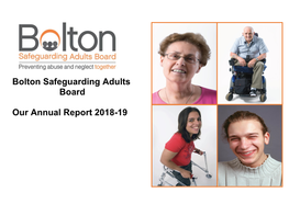 Bolton Safeguarding Adults Board Our Annual Report 2018-19