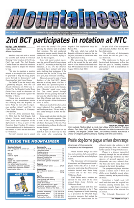 2Nd BCT Participates in Rotation at NTC by Sgt