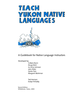 A Guidebook for Native Language Instructors