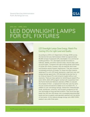 Led Downlight Lamps for Cfl Fixtures