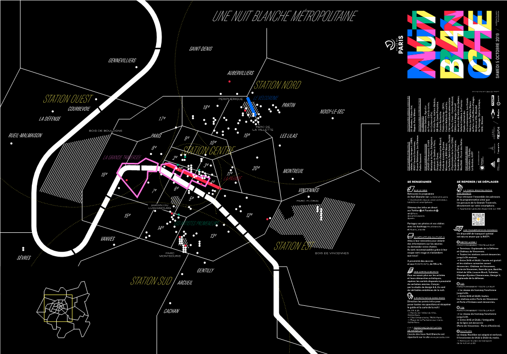 UNE NUIT BLANCHE MÉTROPOLITAINE #Nuitblanche Nuitblanche.Paris