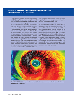 Sidebar 4.1: Hurricane Irma: Rewriting the Record Books—P