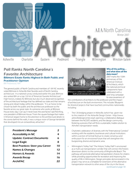 Poll Ranks North Carolina's Favorite Architecture