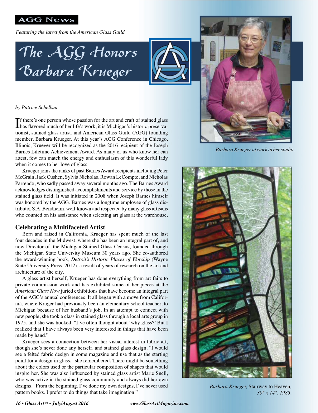 The AGG Honors Barbara Krueger