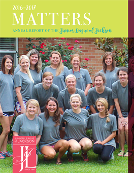 Annual Report of the Junior League of Jackson