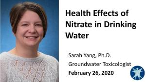 DHS Health Effects of Nitrate in Drinking Water