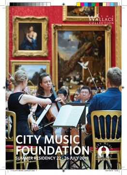 About City Music Foundation