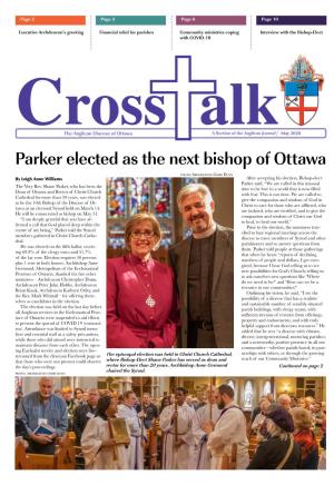 Parker Elected As the Next Bishop of Ottawa