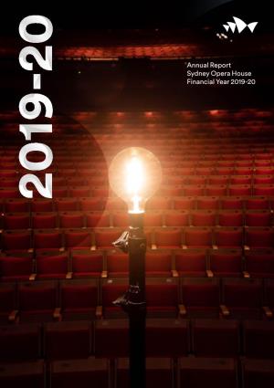 Annual Report Sydney Opera House Financial Year 2019-20
