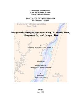 Bathymetric Survey of Assawoman Bay, St. Martin River, Sinepuxent Bay and Newport Bay