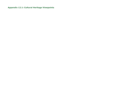 Appendix 12.1: Cultural Heritage Viewpoints