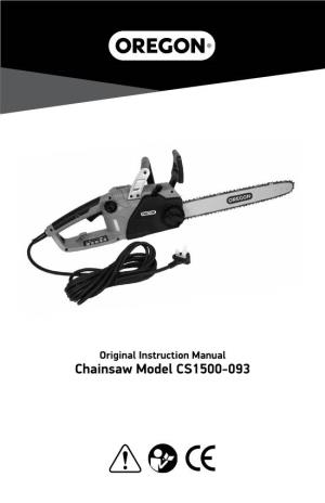 Chainsaw Model CS1500-093