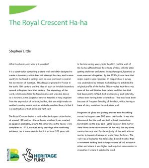 The Royal Crescent Ha-Ha