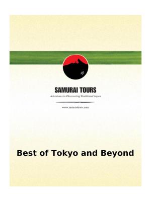Best of Tokyo and Beyond 8 Days/7 Nights Best of Tokyo and Beyond