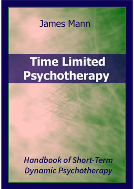 Time Limited Psychotherapy