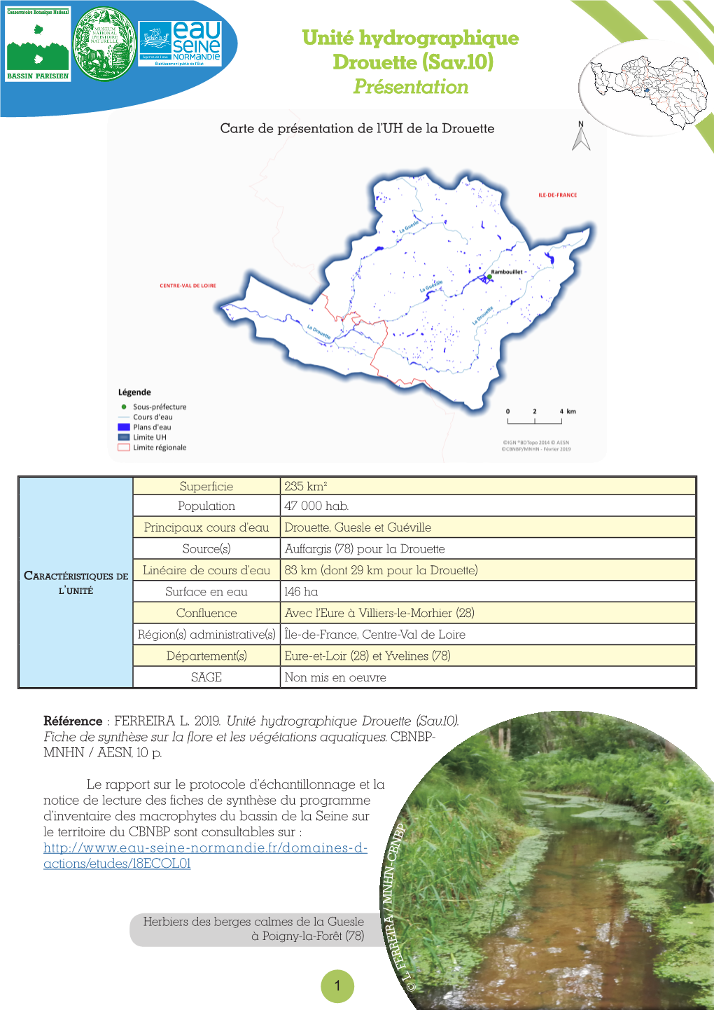 Présentation Unité Hydrographique Drouette