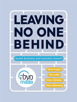Israeli Business and Inclusive Growth