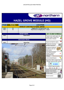 Hazel Grove Module (Hg)