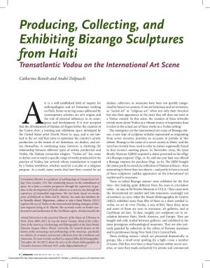 Producing, Collecting, and Exhibiting Bizango Sculptures from Haiti Transatlantic Vodou on the International Art Scene