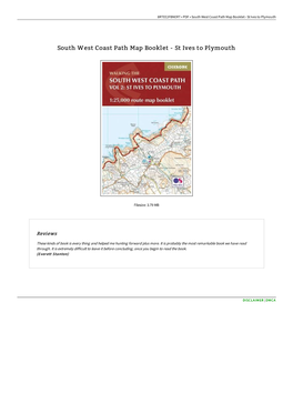 Read Book // South West Coast Path Map Booklet