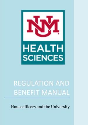 House Officer Benefit and Regulation Manual 2019