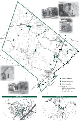 35 290 183 SAN MARCOS WIMBERLEY Historic Cemeteries National Register Sites Texas Historic Sites Old San Antonio Road Segment Of