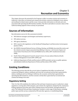 Chapter 5 Recreation and Economics