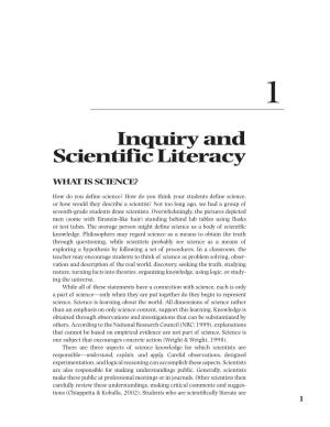 Inquiry and Scientific Literacy