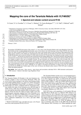 Arxiv:1802.01597V1 [Astro-Ph.GA] 5 Feb 2018 Born 1991)