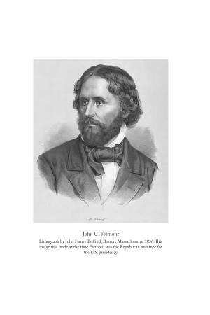John C. Frémont Lithograph by John Henry Bufford, Boston, Massachusetts, 1856