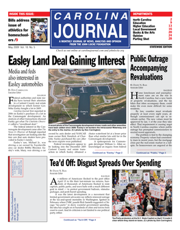 Easley Land Deal Gaining Interest Public Outrage Media and Feds Accompanying Also Interested in Revaluations