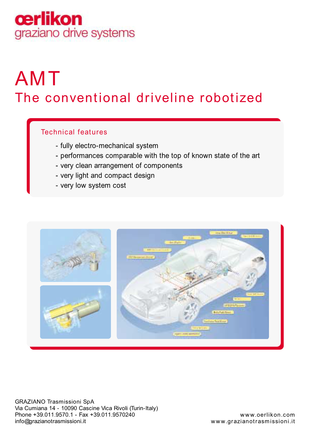 AMT the Conventional Driveline Robotized