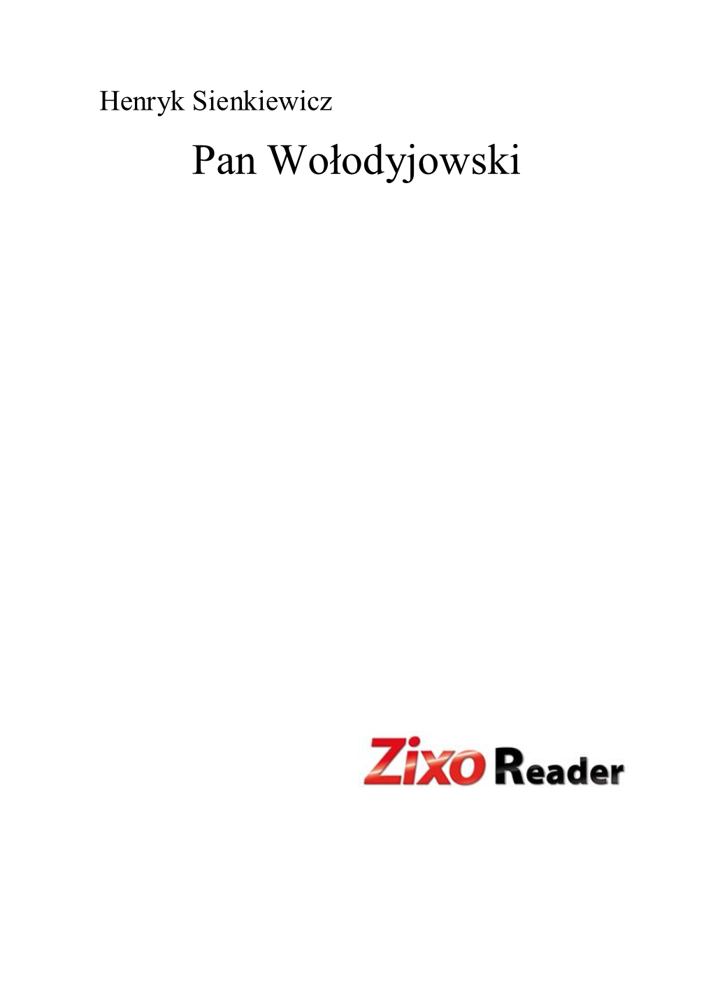 Pan Wołodyjowski – Henryk Sienkiewicz