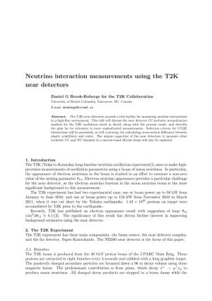 Neutrino Interaction Measurements Using the T2K Near Detectors