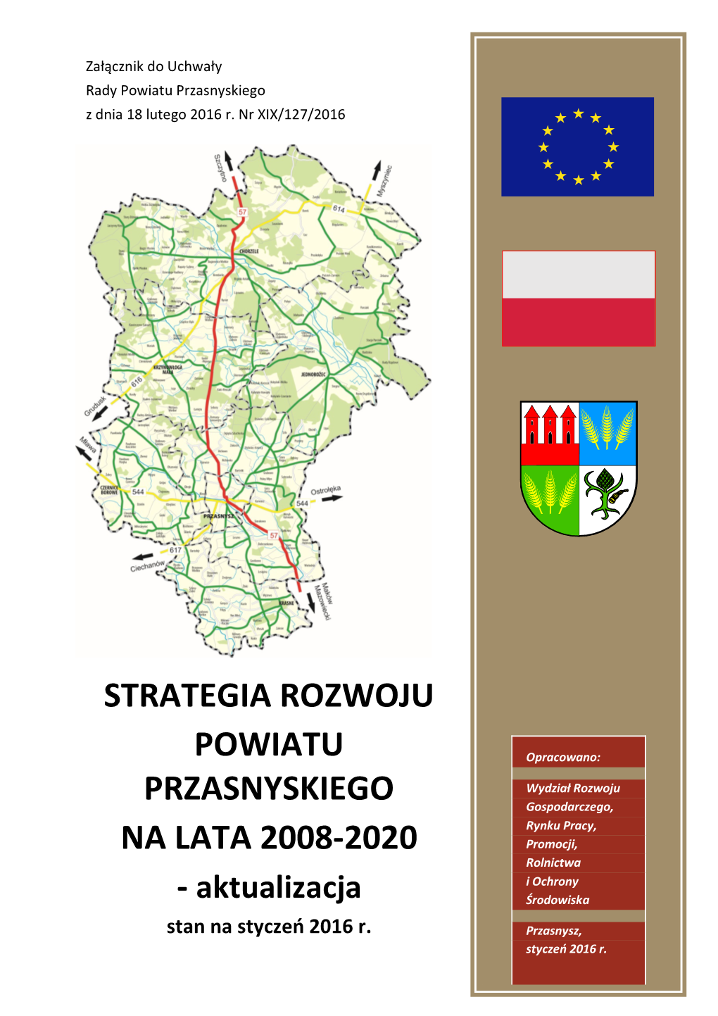 Strategia Rozwoju Powiatu Przasnyskiego Na Lata 2008-2020 – Aktualizacja