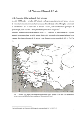 I. Il Ploutonion Di Hierapolis Di Frigia