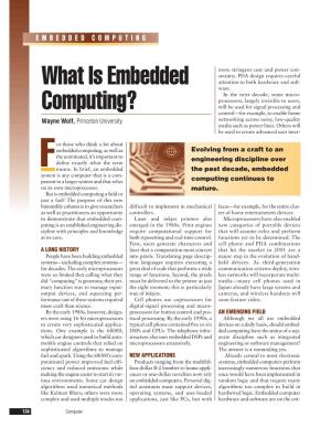 What Is Embedded Computing?