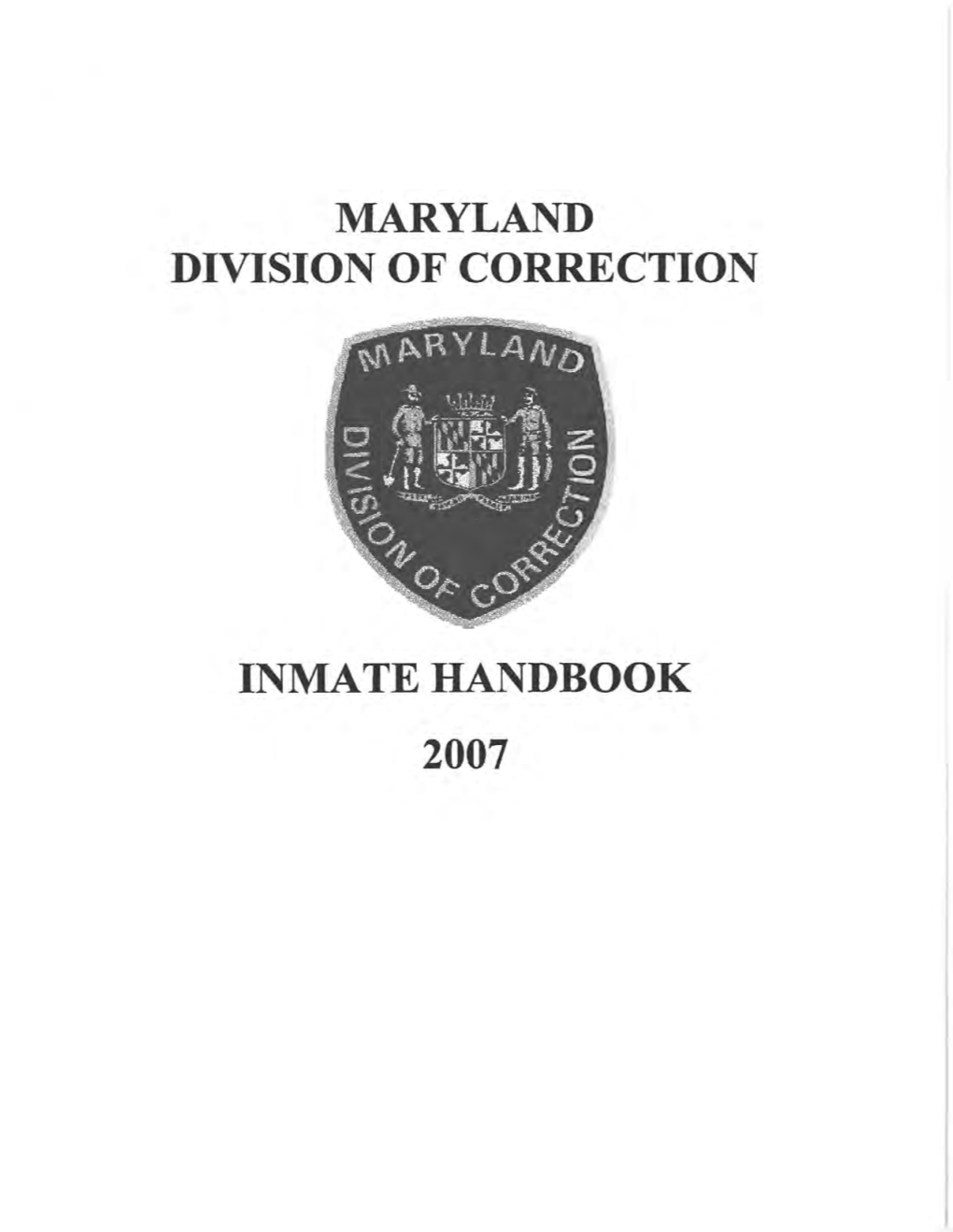 Maryland Division of Correction