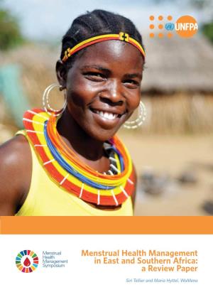 Menstrual Health Management in East and Southern Africa: a Review Paper