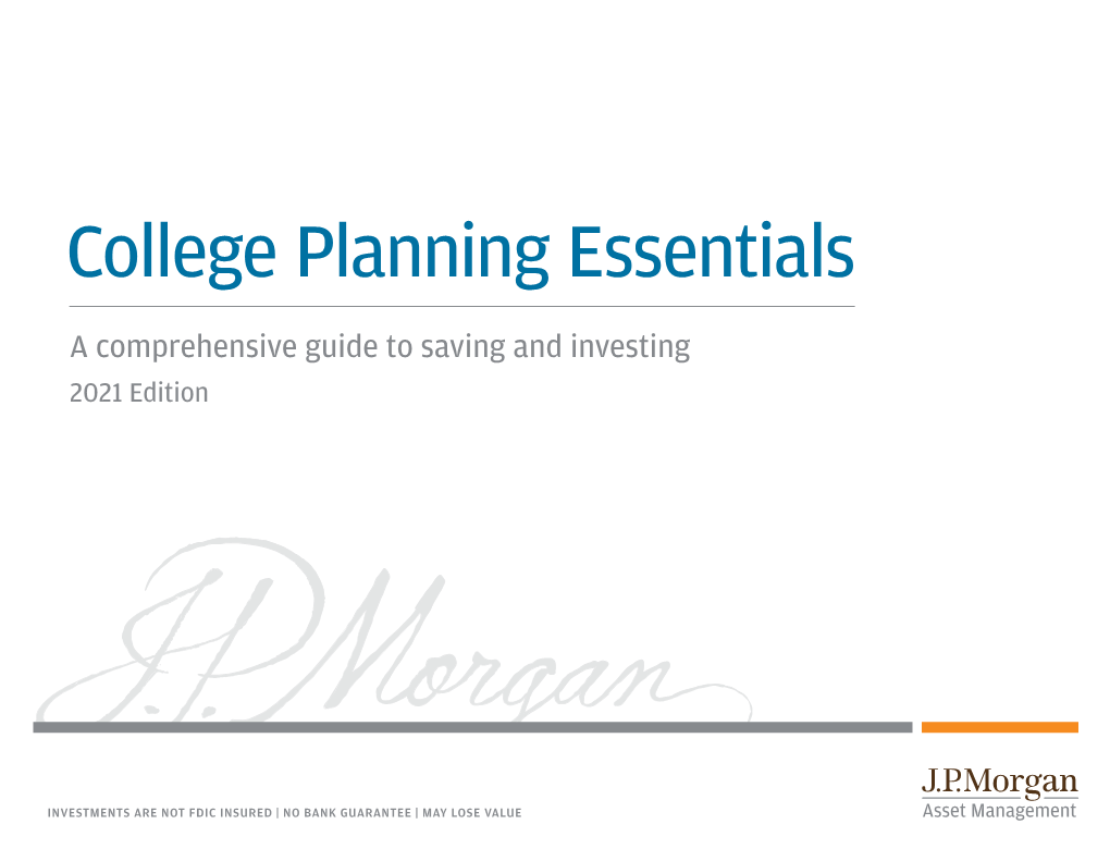 College Planning Essentials: 2021