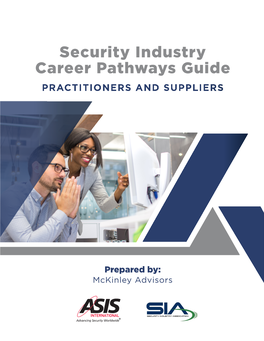 Security Industry Career Pathways Guide PRACTITIONERS and SUPPLIERS