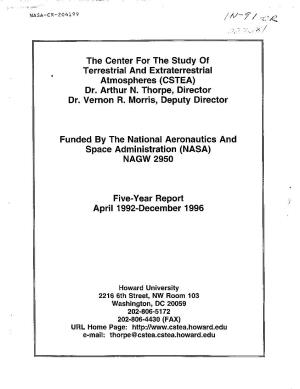 The Center for the Study of Terrestrial and Extraterrestrial Atmospheres (CSTEA) Dr