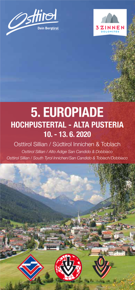 5. Europiade Hochpustertal - Alta Pusteria 10