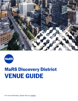 Mars Discovery District VENUE GUIDE