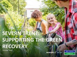 Severn Trent: Supporting the Green Recovery