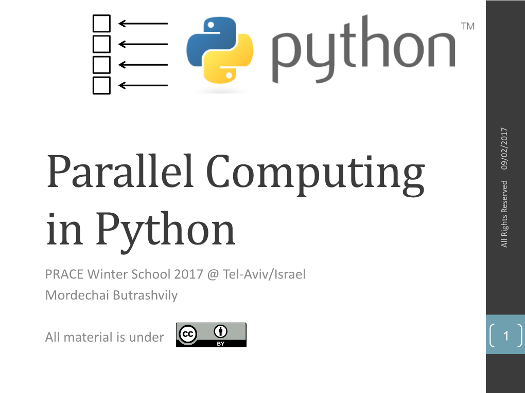 Parallel Computing in Python